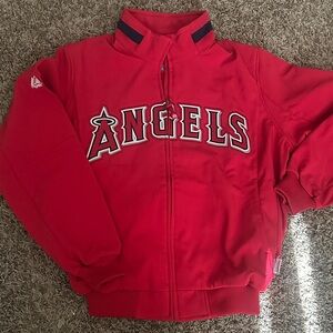 Majestic Red Angels men’s bomber Jacket